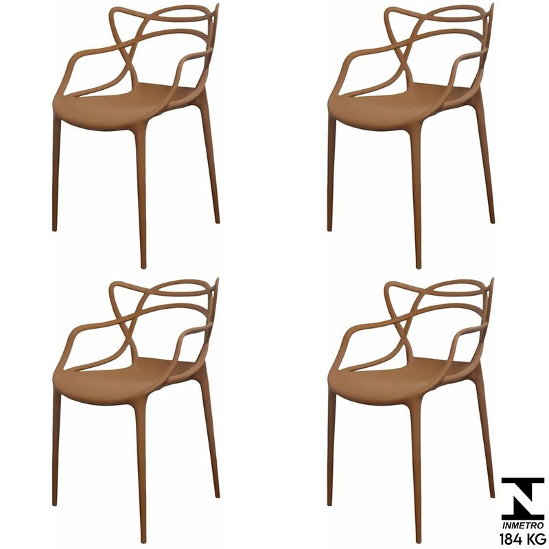 Kit-4-Cadeiras-Aviv-em-Polipropileno-Marrom-Cappuccino---70870