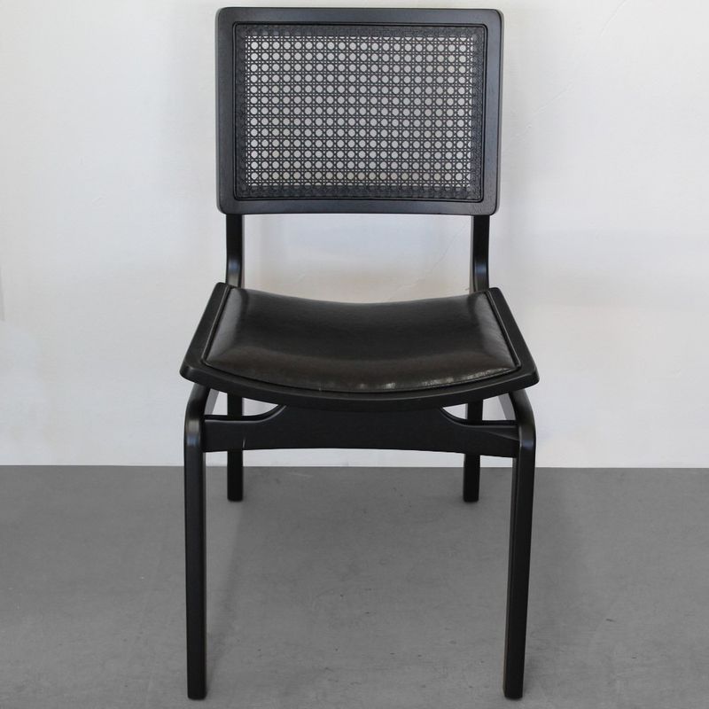 Cadeira-Venus-Tela-Sextavada-Preta-Assento-Courino-Preto-com-Estrutura-Ebano---68853