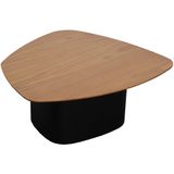 Mesa-Centro-Stone-Baixa-Tampo-Amendoa-Suave-com-Base-Preto-Fosco-68-cm---72361