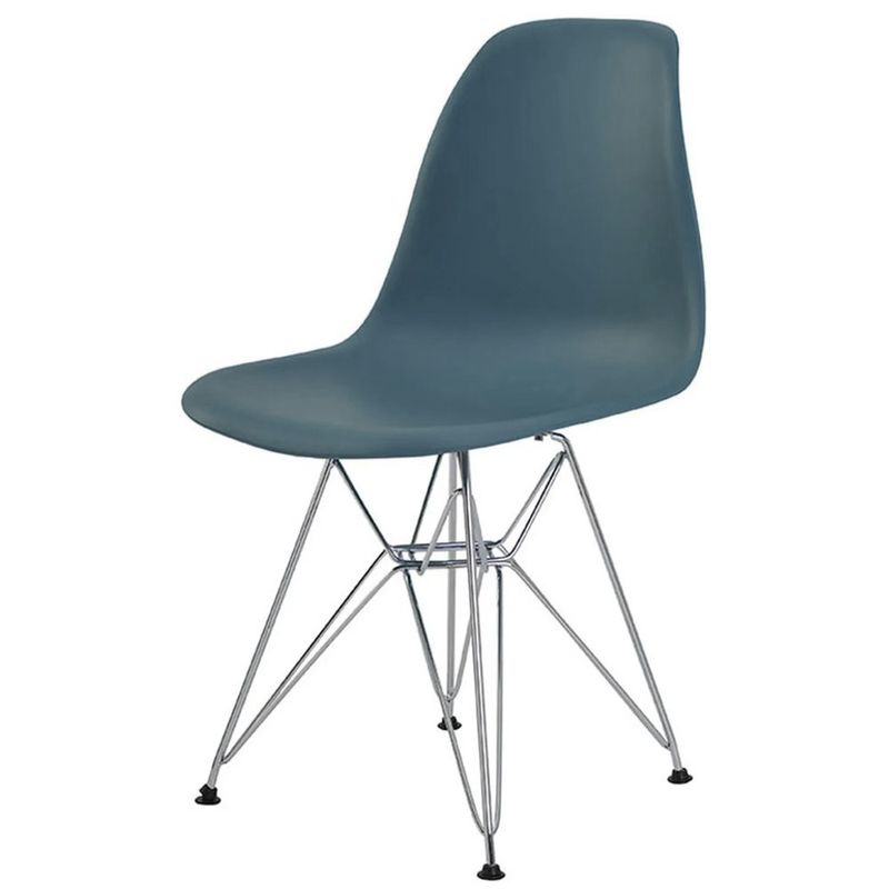 Cadeira-Eames-Eiffel-Assento-Verde-Petroleo-com-Base-Cromada---34292