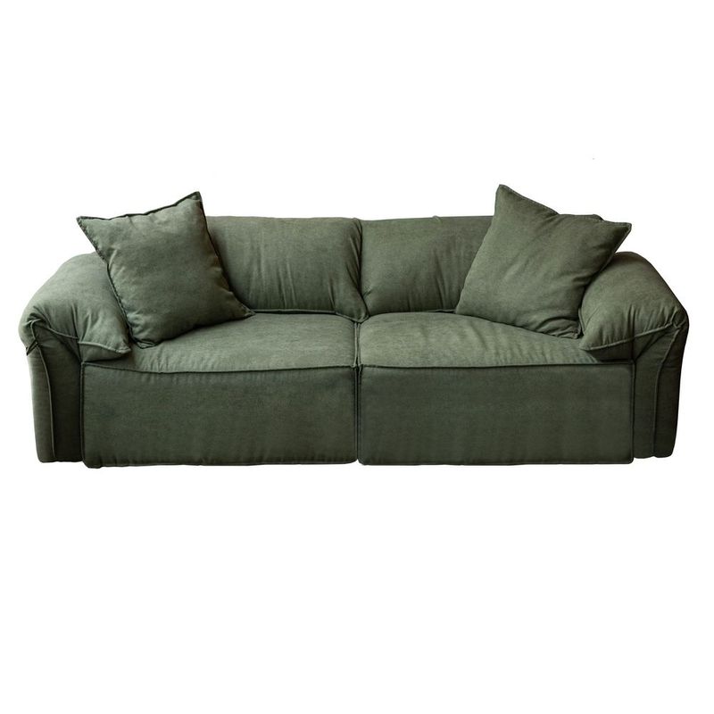 Sofa-Cosmopolitan-Estofado-em-Tecido-Verde-com-Pes-Madeira-Macica-240-cm---73023