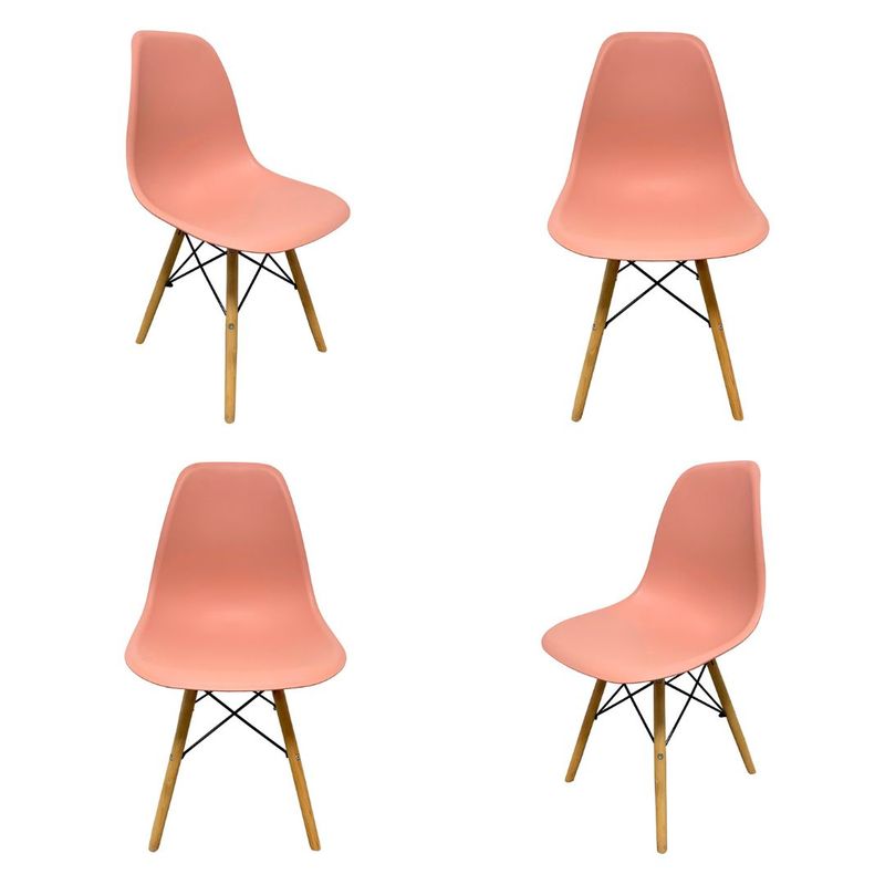 Kit-04-Cadeiras-Eames-Eiffel-PP-Rosa-Base-Madeira---73129
