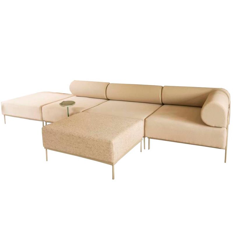 Sofa-Modular-Gota---Pufes-Campania-Linho-Aco-Carbono-Taupe---74044