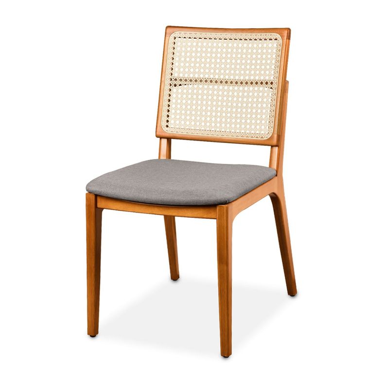 Cadeira-Fernanda-Linho-Cinza-Claro-e-Tela-Natural-com-Estrutura-cor-Mel---74219