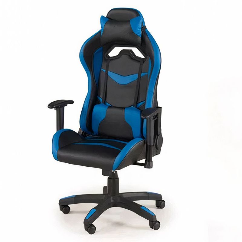 Cadeira-Gamer-Eagle-Estofado-Courino-Azul-e-Preto-com-Base-Rodizio-Preta---73814-