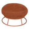 Puff Disk Sarja Argila Base Aço Terracota 60cm - 74740