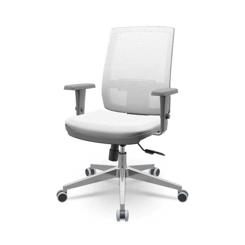 Cadeira-Brizza-Presidente-Grafite-Tela-Assento-Vinil-Eco-Branco-Base-Aluminio-Regulagem-Slider---74828