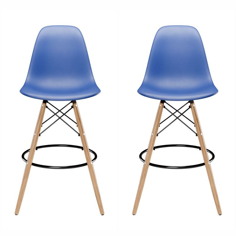 Kit-2-Banquetas-Eames-Polipropileno-Azul-Base-Dsw-Madeira---75460