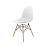 Kit 2 Cadeiras Eames Infantil Polipropileno Branco Dsw Madeira - 75426