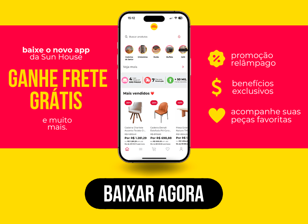 Baixe o novo App da Sun House